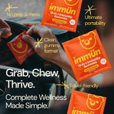 Grüns Immün Daily daily wellness Gummies sour pineapple flavour gummies