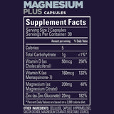 GU Energy Roctane Magnesium Plus Capsules side view showing supplement facts