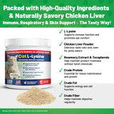 Guardian's Choice L-Lysine Powder for Cats mixed with cat food