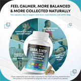 GUDOMET 5-HTP Ultra-Strength Supplement bottle side view