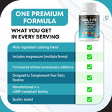 GUDOMET 5-HTP Ultra-Strength Supplement capsules on a table