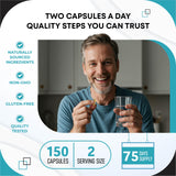 GUDOMET 5-HTP Ultra-Strength Supplement with measuring spoon