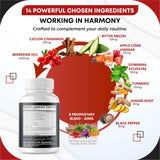 GUDOMET Berberine Supplement bottle with cap open