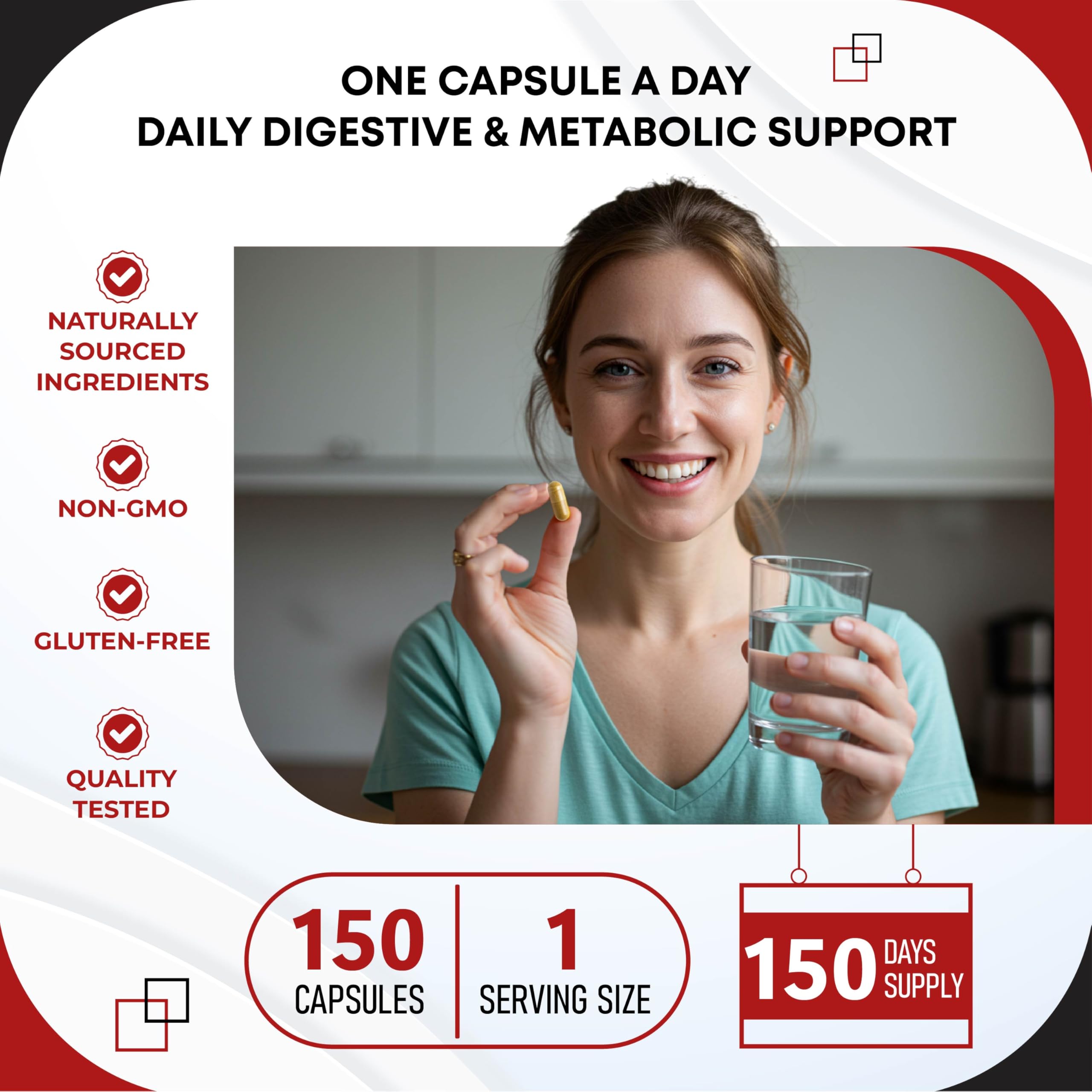GUDOMET Berberine Supplement packaging details