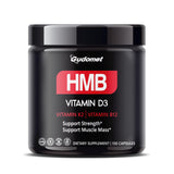 GUDOMET HMB Supplement bottle front view with 150 capsules