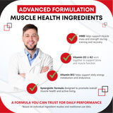 GUDOMET HMB Supplement bottle with a measuring spoon for dosage
