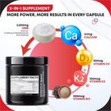 GUDOMET HMB Supplement ingredients list on the back of the bottle