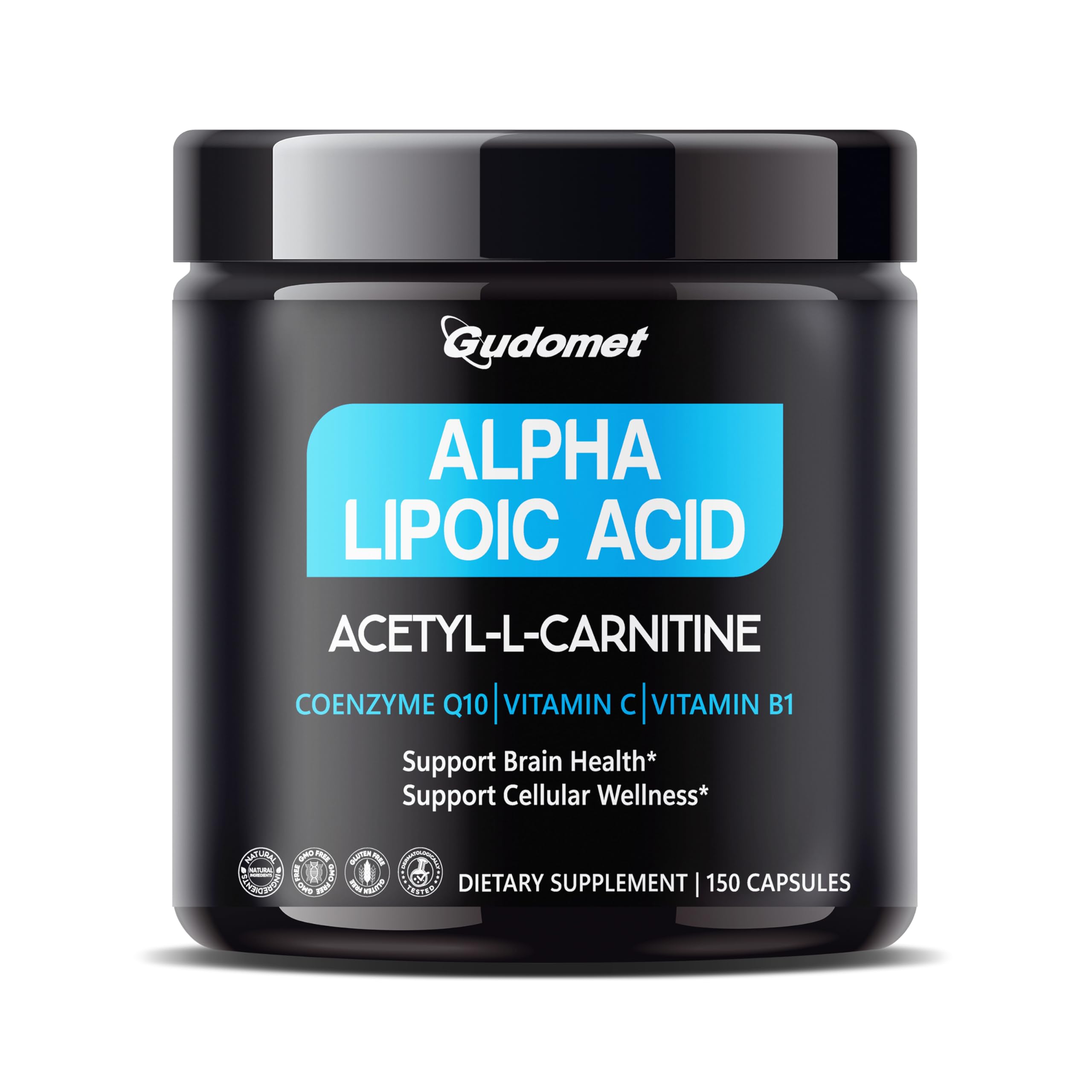 GUDOMET Ultra Alpha Lipoic Acid 150 Capsules front view