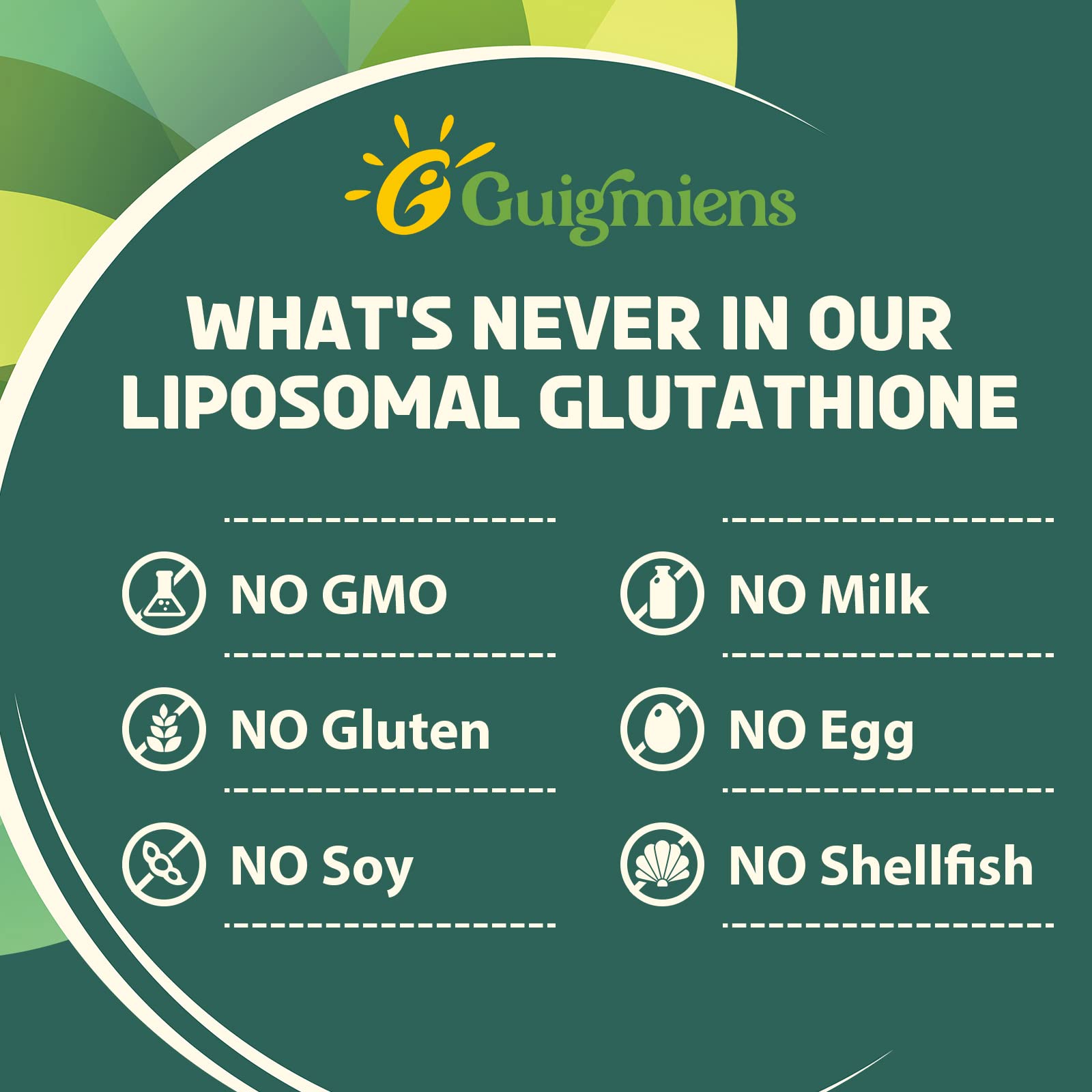 Guigmiens Complex Liposomal Glutathione 2000 MG softgels in hand