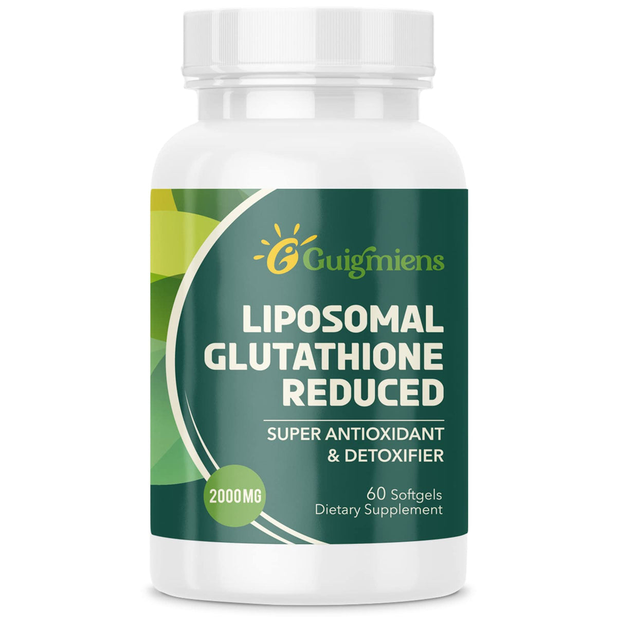 Guigmiens Liposomal Glutathione 2000 MG softgels front view