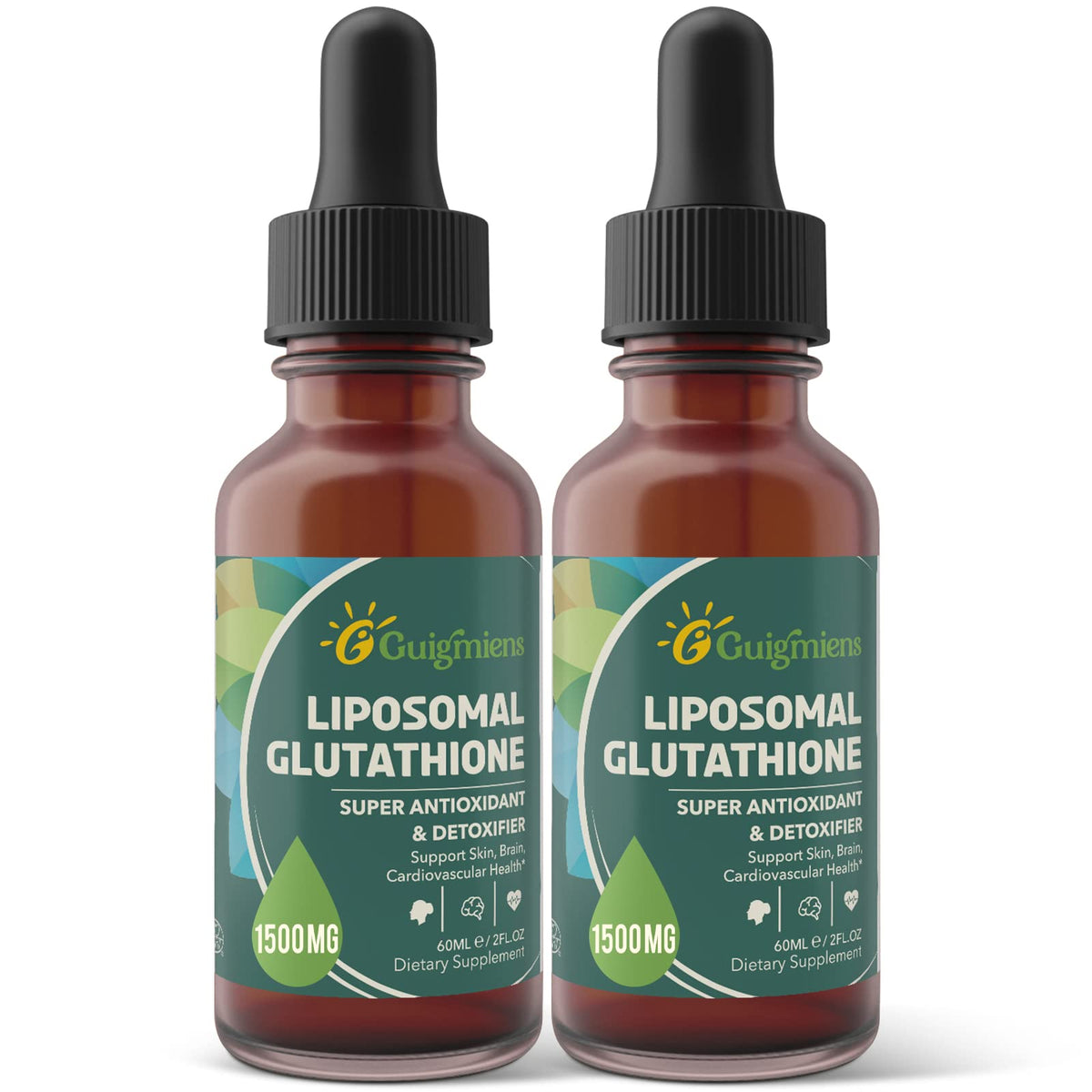 Guigmiens Liposomal Glutathione Liquid 1500 mg front view