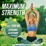 Guigmiens Liposomal Glutathione Liquid Supplement showing dosage instructions