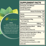Guigmiens Liposomal Glutathione Liquid Supplement side view with label