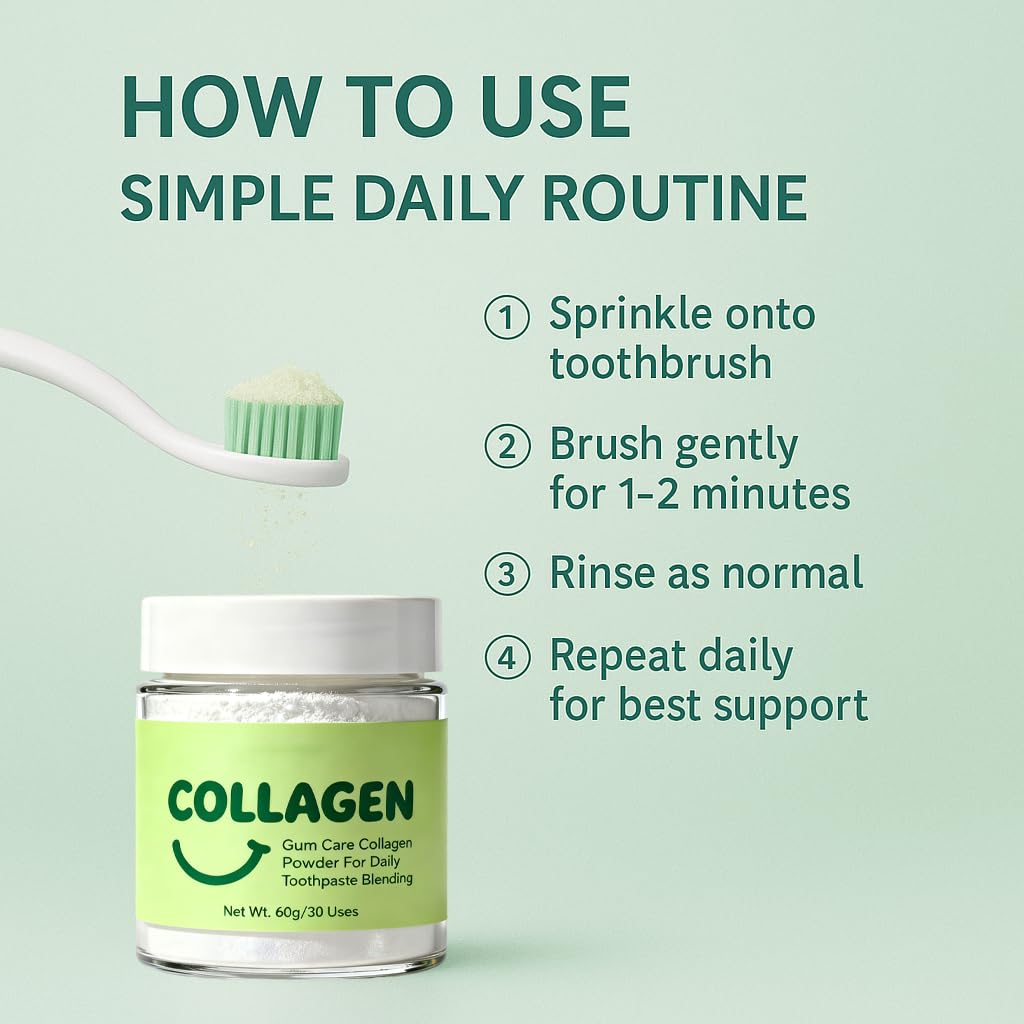 Guliqi Collagen Powder for Gum Repair in a lifestyle setting