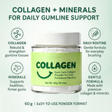 Guliqi Collagen Powder for Gum Repair packaging back view