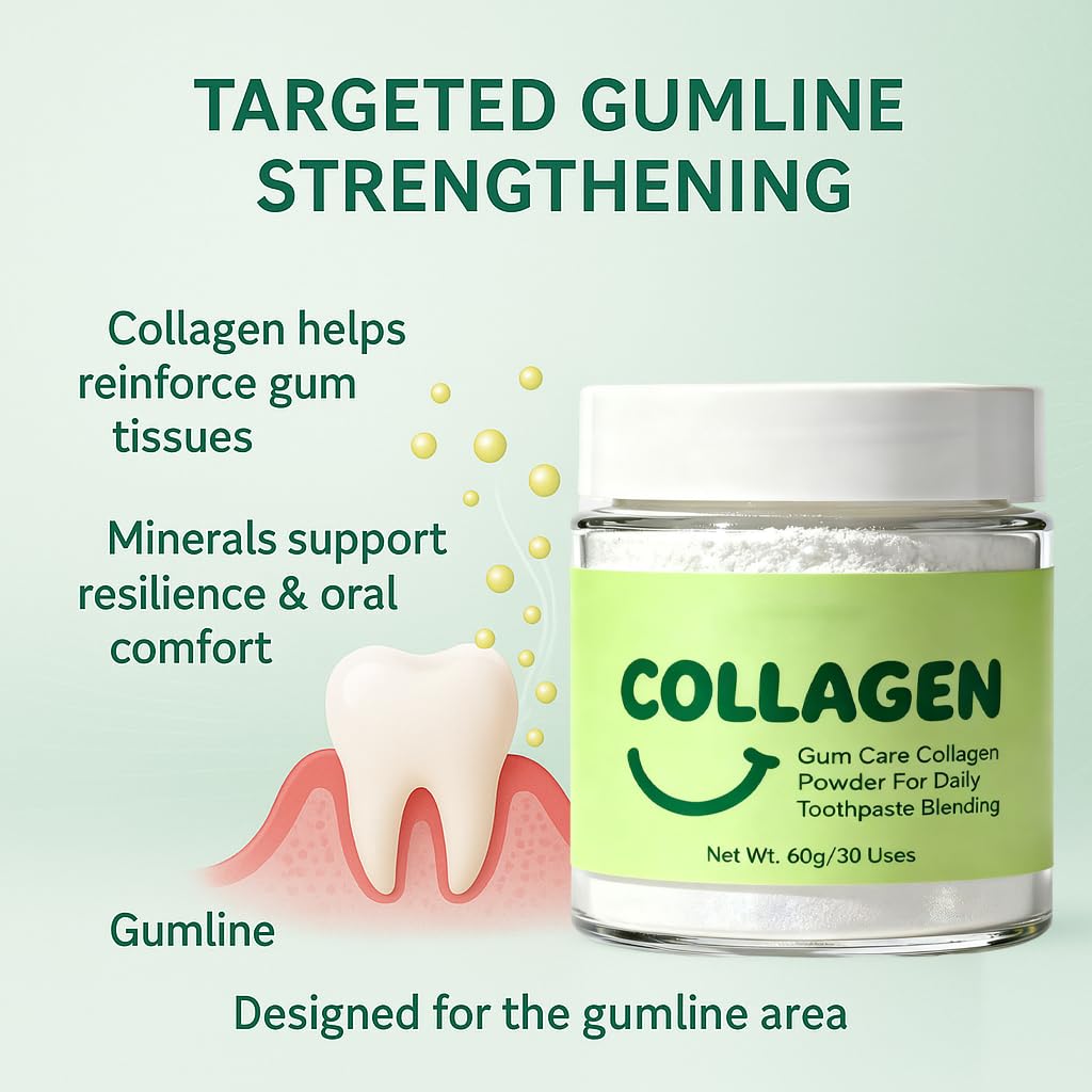 Guliqi Collagen Powder for Gum Repair powder close-up