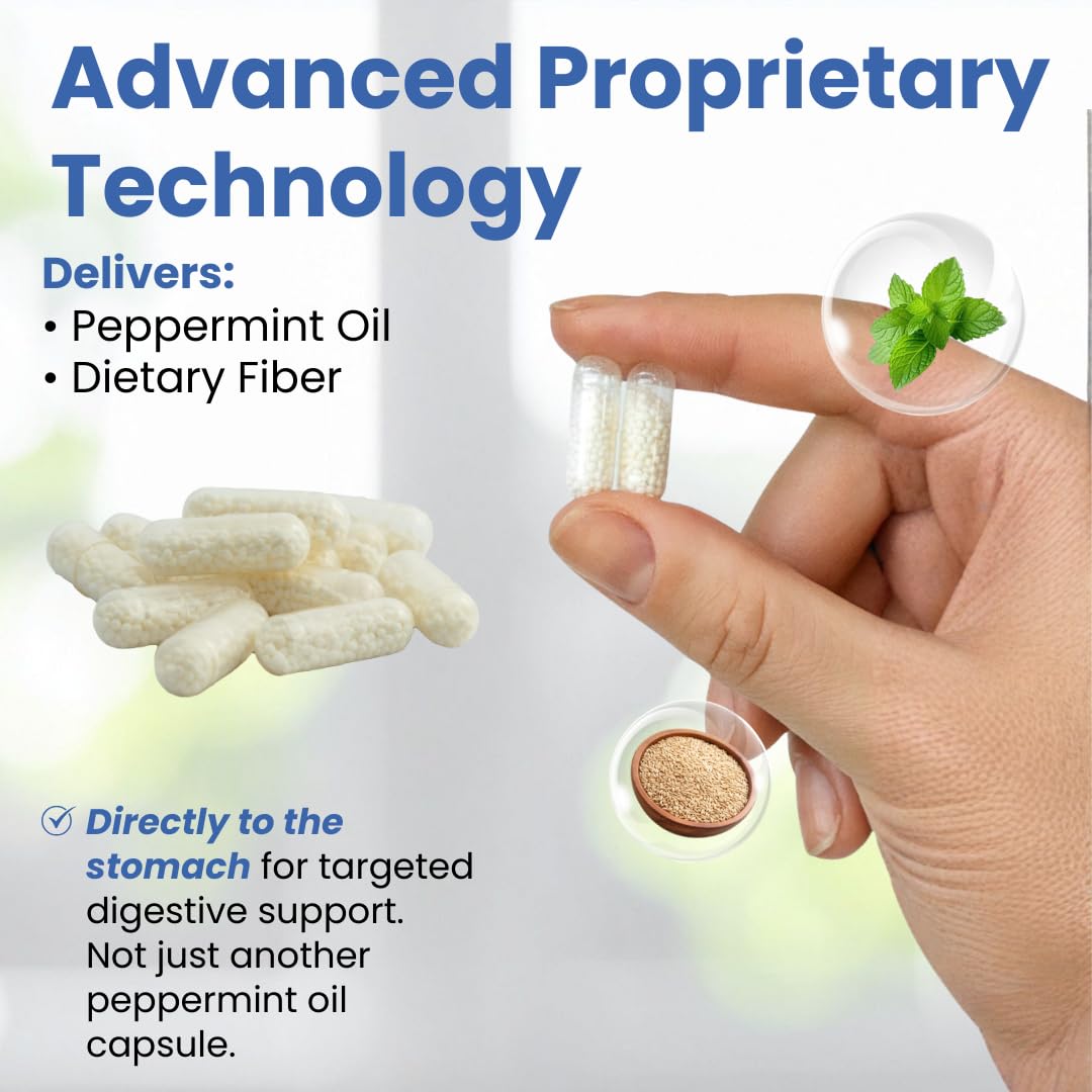 GutCalm supplement bottle with capsules