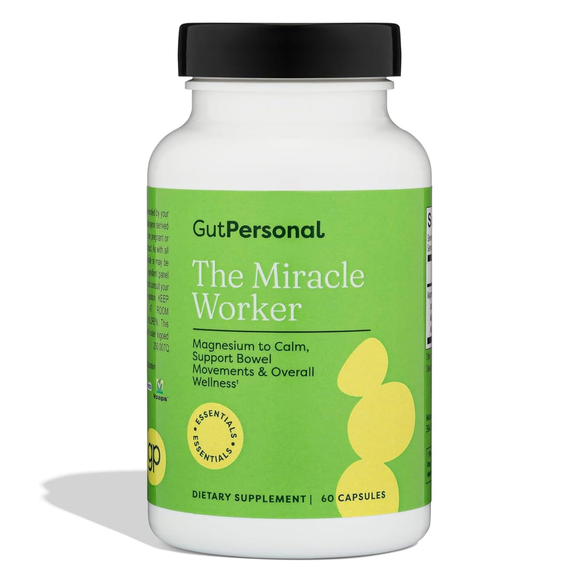 GutPersonal Miracle Worker Magnesium Supplement front view
