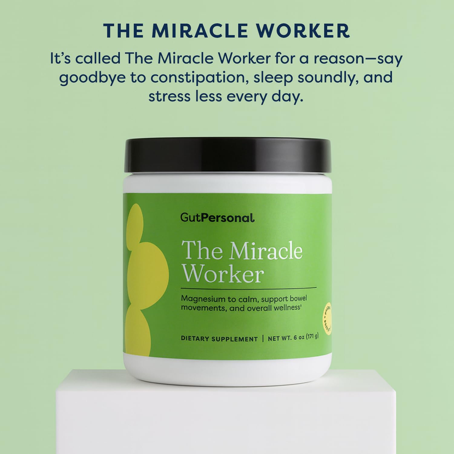 GutPersonal Miracle Worker Magnesium Supplement in a lifestyle setting