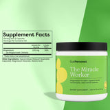 GutPersonal Miracle Worker Magnesium Supplement powder in a scoop