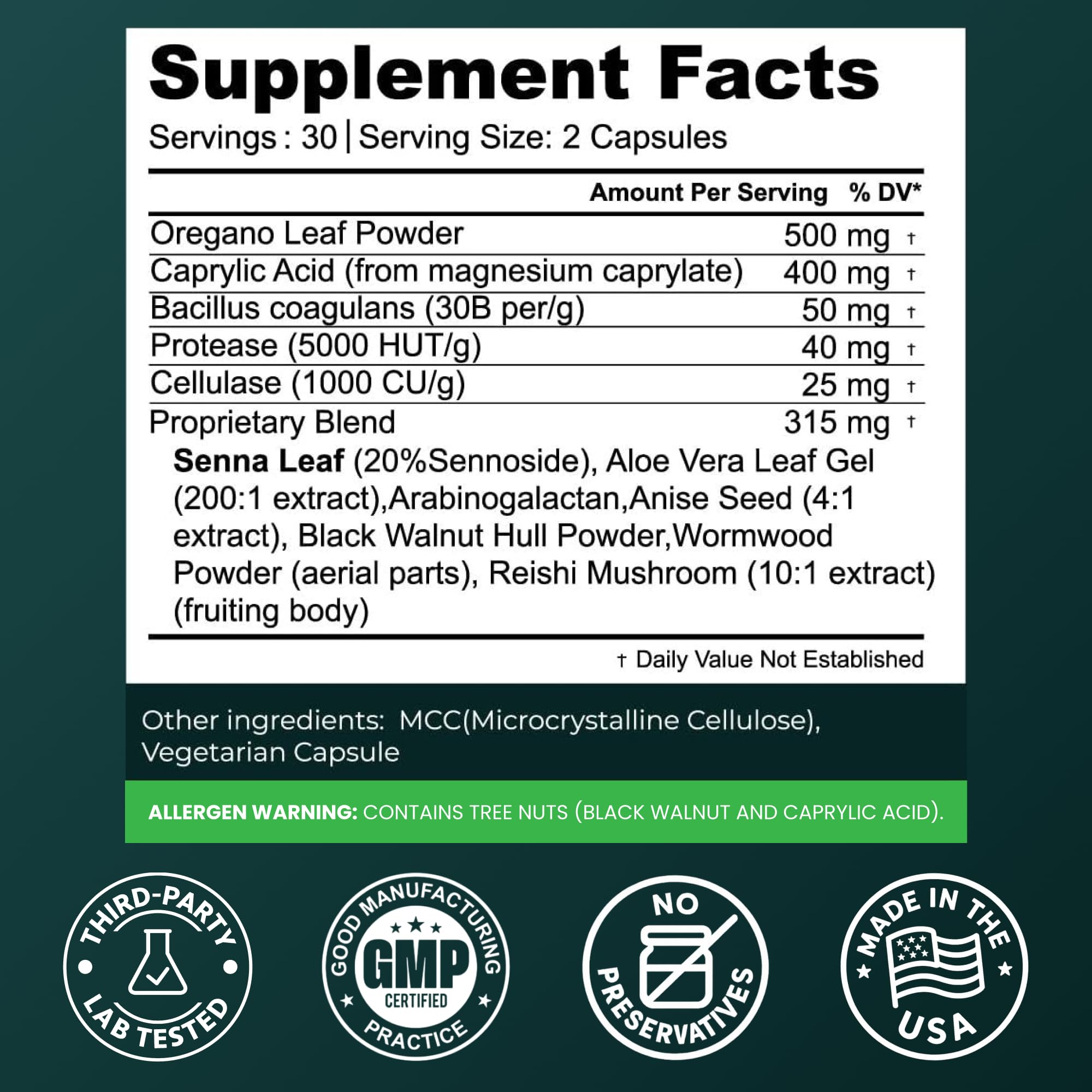 GUTVED Candida Oral Pills in a lifestyle setting