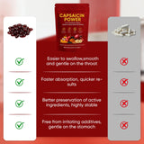 GXSAE Cayenne Pepper Capsules in hand