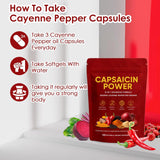 GXSAE Cayenne Pepper Capsules nutritional information