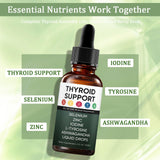 GXSAE Thyroid Extract Drops 30ml with measuring dropper
