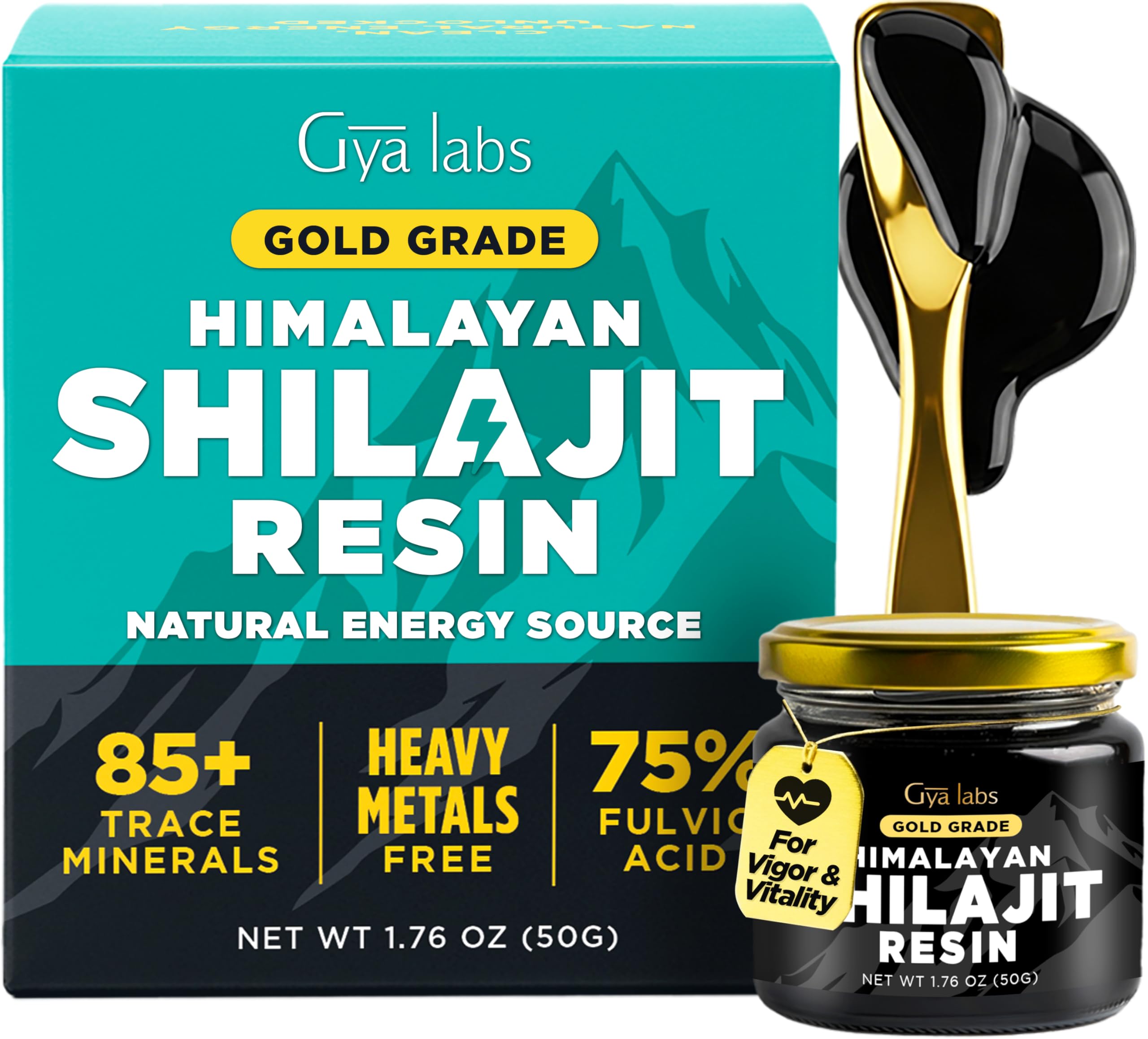 Gya Labs Shilajit Resin 141g front view