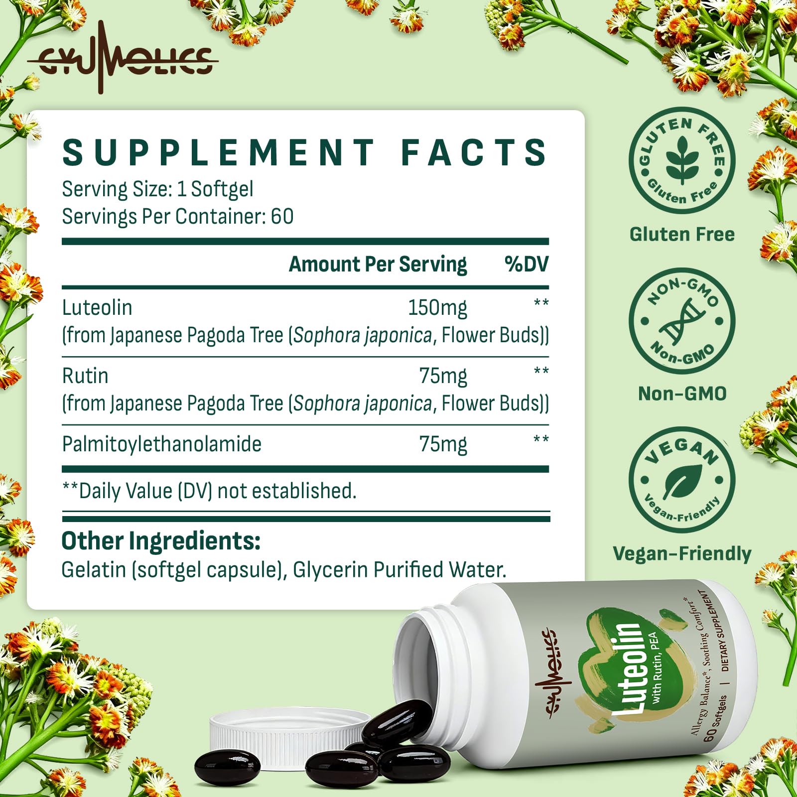 Gyumolics Luteolin Softgels lifestyle image