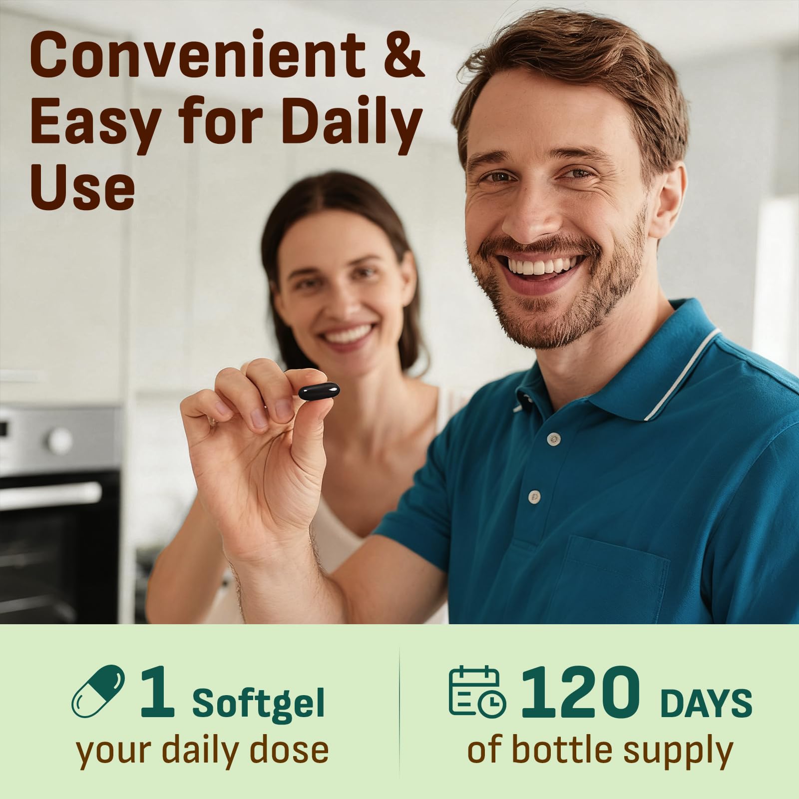 Gyumolics Luteolin Softgels softgel in hand