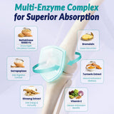 Gyumolics Nattokinase Supplement bottle with a measuring spoon