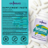 Gyumolics Nattokinase Supplement with a fresh ginseng root