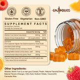 Gyumolics Quercetin Gummies with fresh fruits and plants