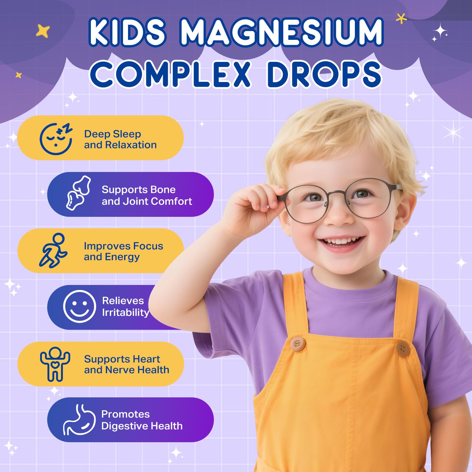 GZ HAOYUAN 4 IN 1 Magnesium Complex for Kids mixed berry flavour