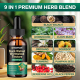 GZ HAOYUAN Black Walnut Wormwood Tincture 153g bottle side view