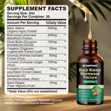 GZ HAOYUAN Black Walnut Wormwood Tincture 153g with herbs