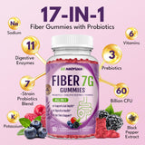 GZ HAOYUAN Dietary Fiber Gummies displayed with a measuring spoon