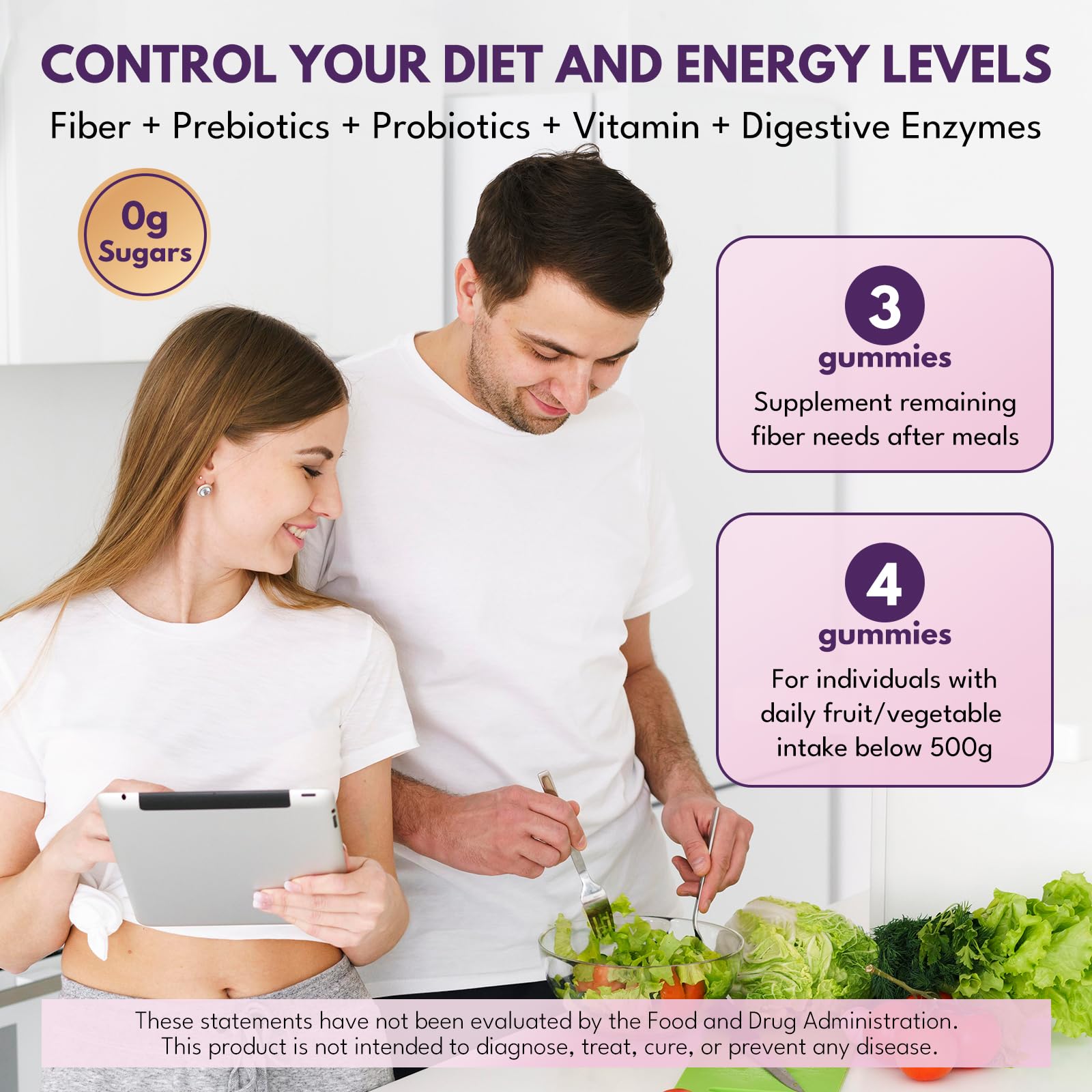GZ HAOYUAN Dietary Fiber Gummies in a lifestyle setting