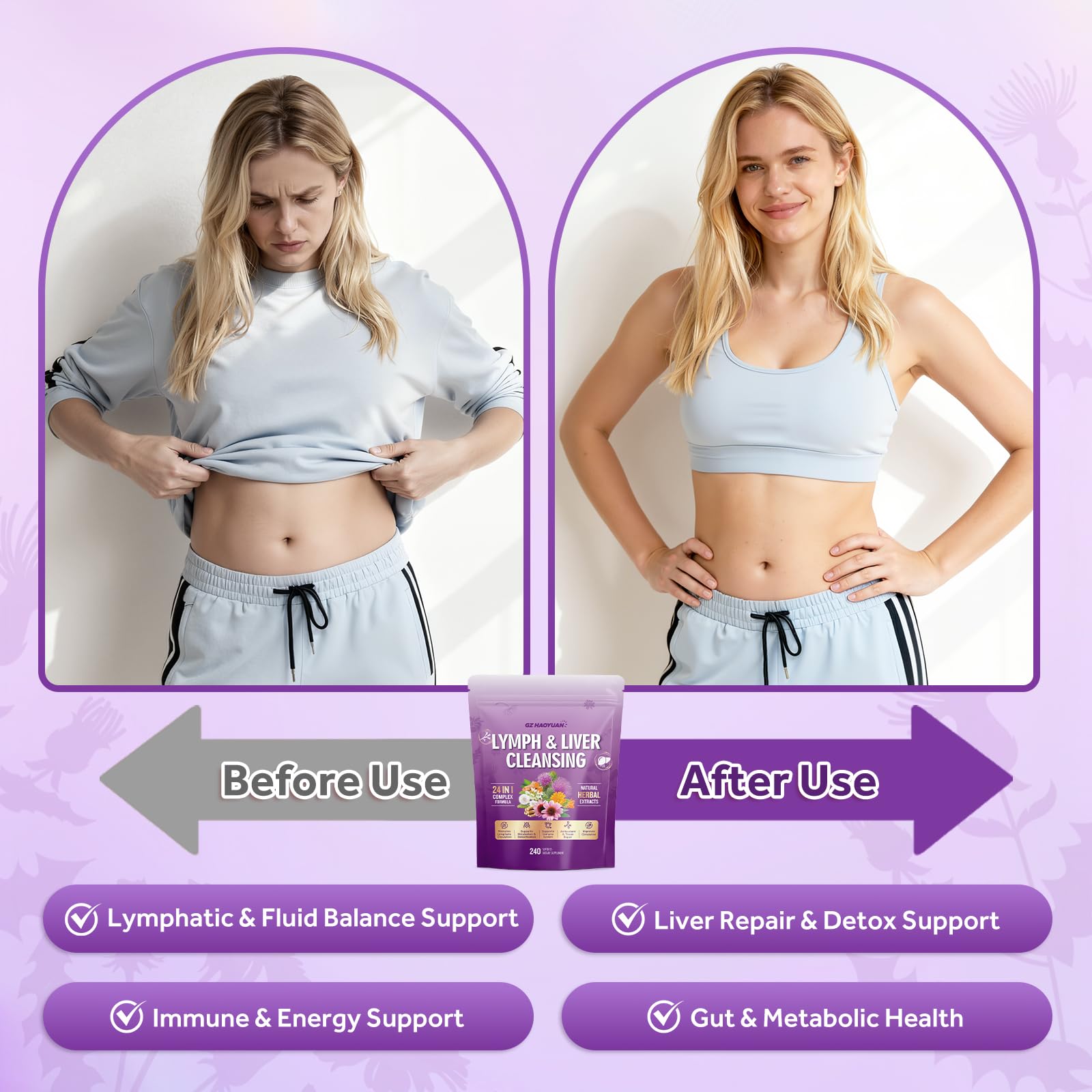 GZ HAOYUAN Echinacea softgels lifestyle scene