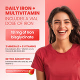 GZ HAOYUAN Iron Gummies with a natural strawberry flavour