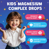 GZ HAOYUAN Kids Magnesium Glycinate Drops bottle side view