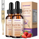 GZ HAOYUAN Liposomal Saffron Supplement 4 Fl Oz front view