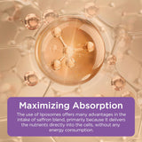GZ HAOYUAN Liposomal Saffron Supplement product label close-up