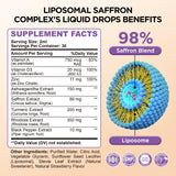 GZ HAOYUAN Liposomal Saffron Supplement serving suggestion