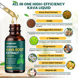 GZ HAOYUAN Liquid Kava Kava Extract bottle side view