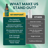 GZ HAOYUAN Liquid Kava Kava Extract in a glass with water