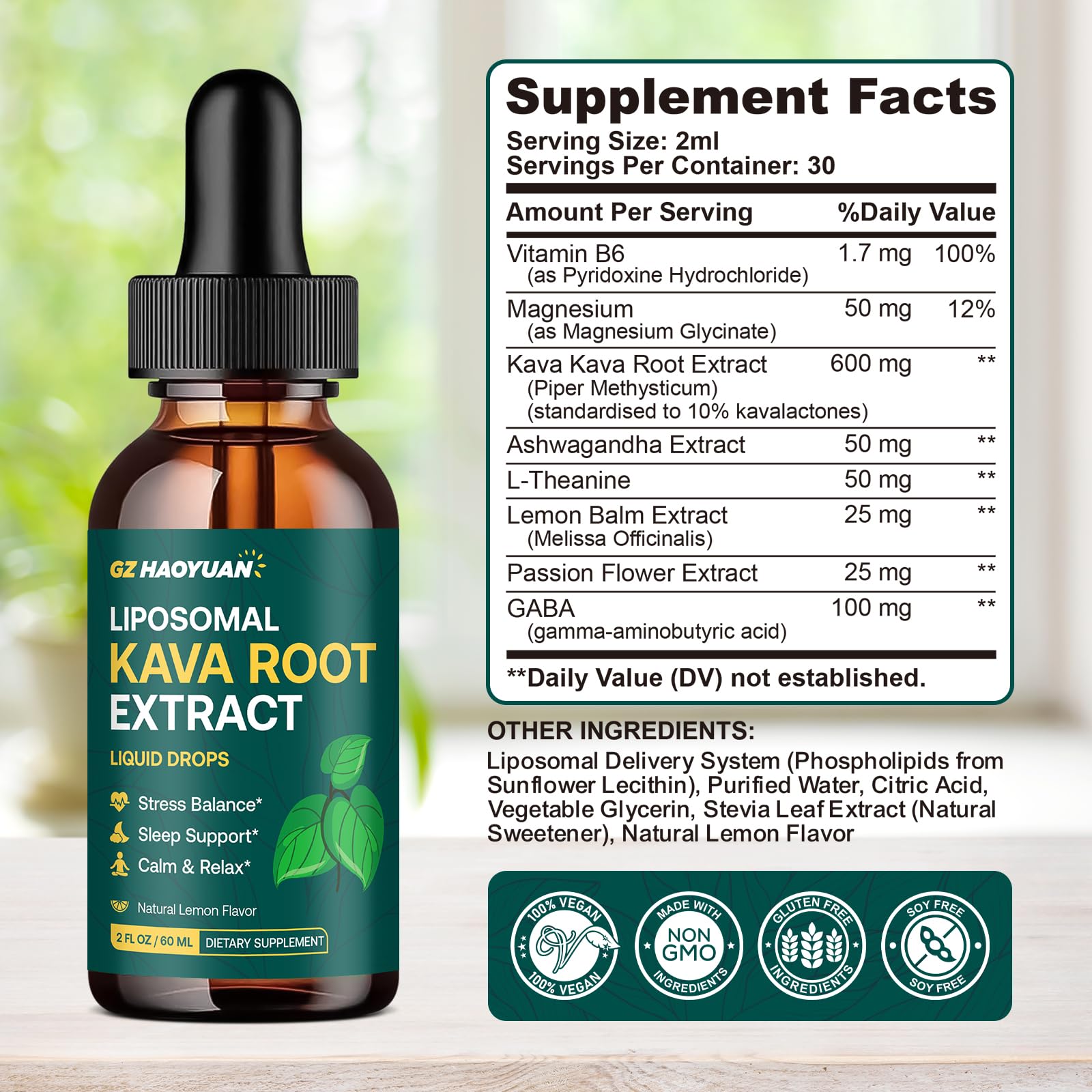 GZ HAOYUAN Liquid Kava Kava Extract lifestyle scene