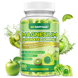 GZ HAOYUAN Magnesium Glycinate Gummies back view with ingredients