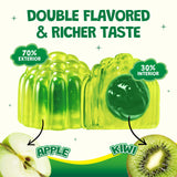 GZ HAOYUAN Magnesium Glycinate Gummies green apple flavour close-up